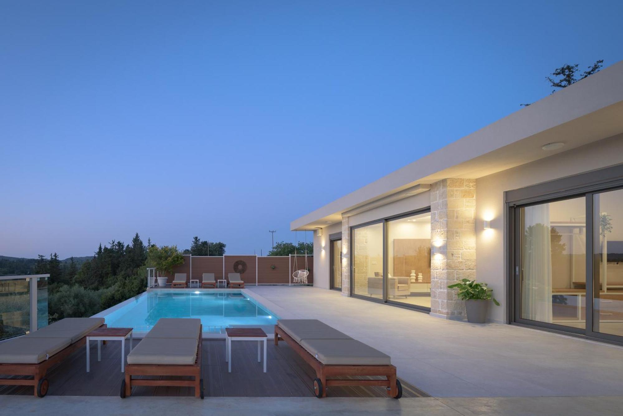 Reflection Villa, With Heated Pool, Close To Sea, By Thinkvilla Chania  Buitenkant foto